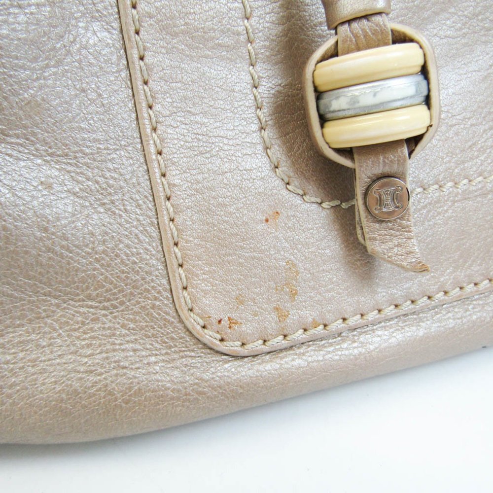 Celine BoogieChampagne Leather Handbag - Picture 5 of 14